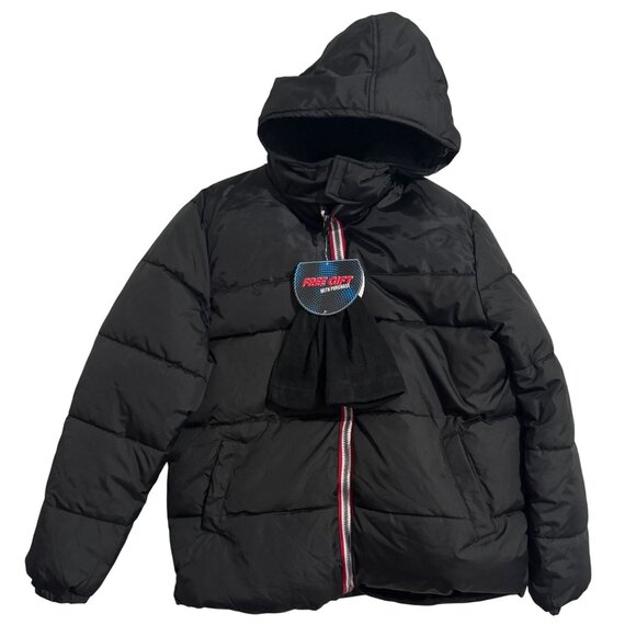 IXtreme Kids Puffer Jacket With Hood & Striped Zipper - XL